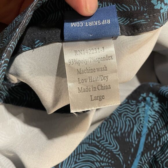 RipSkirt Hawaii Wrap Skirt Sz L Quick Dry Maui Moonlight Cover-Up Pockets - Picture 4 of 7